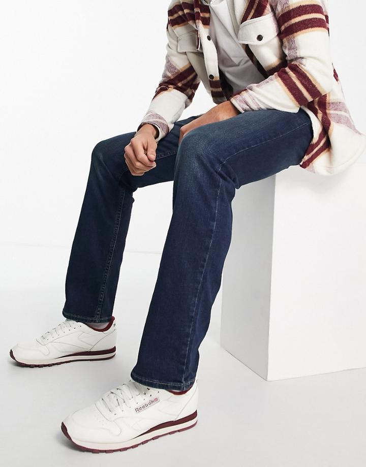 Hollister Straight Jean In Dark Blue