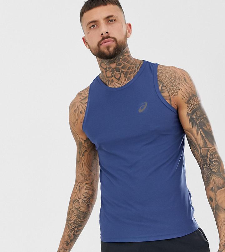 Asics Singlet Running Tank In Blue - Blue