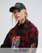 Shikumi Cap With Handcuff Detail - Black