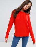 Asos Ultimate Chunky Sweater - Orange