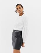 Y.a.s Tie Waist Top - White