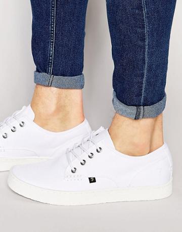 Farah Vintage Canvas Sneakers - White