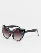 Jeepers Peepers Floral Resin Cat Eye - Multi