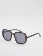 Spitifre Cut Twenty Nine Womens Square Sunglasses In Gray Marble-grey