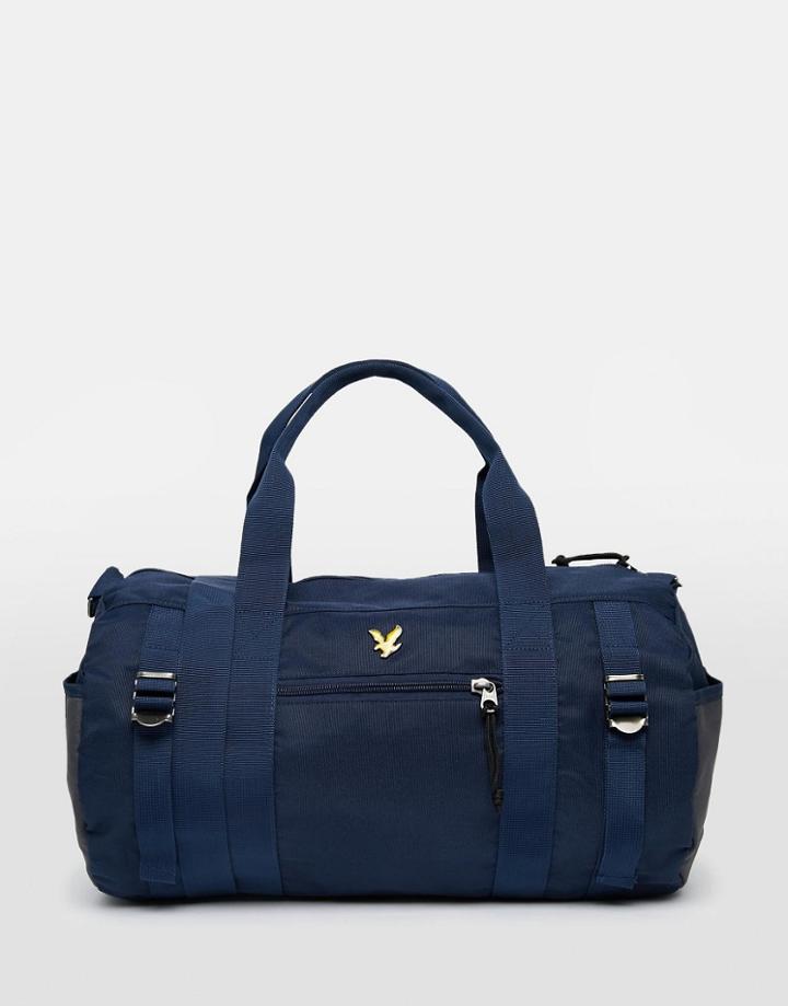 Lyle & Scott Barrel Bag - Blue