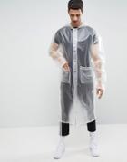 Granted Oversized Trench In Frosted Pvc - White