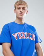 New Look T-shirt With Venice Print In Blue - Blue