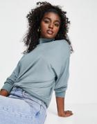 Only Linka High Neck Top In Green