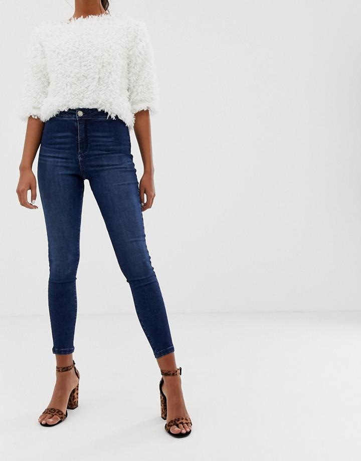 Miss Selfridge Steffi Skinny Jeans - Blue