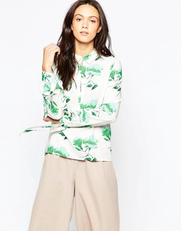 Minimum Lican Printed Shirt - Flash Green