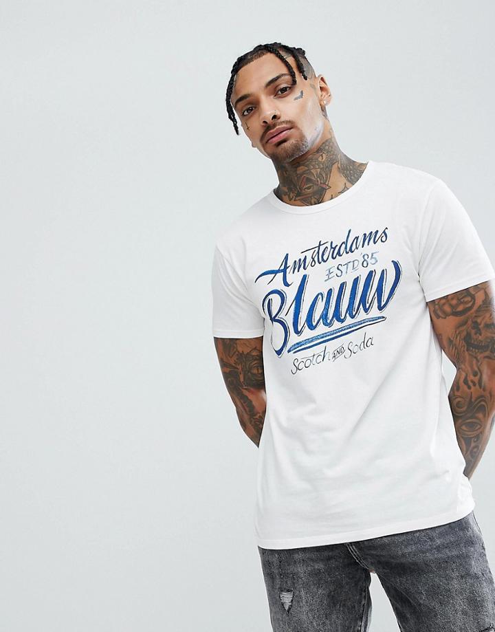 Scotch & Soda Heritage T-shirt - White