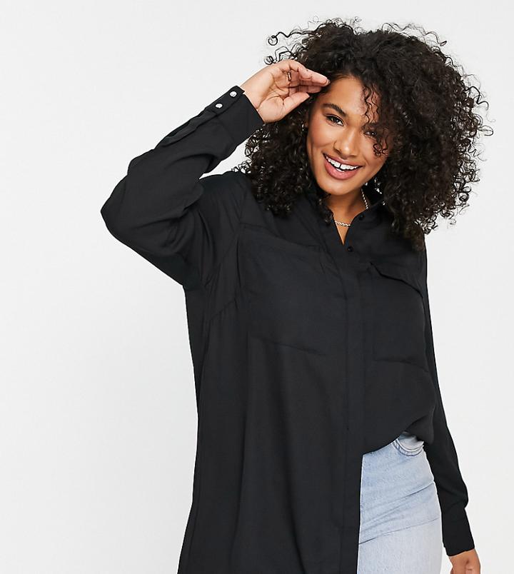 Yours Shirt In Black