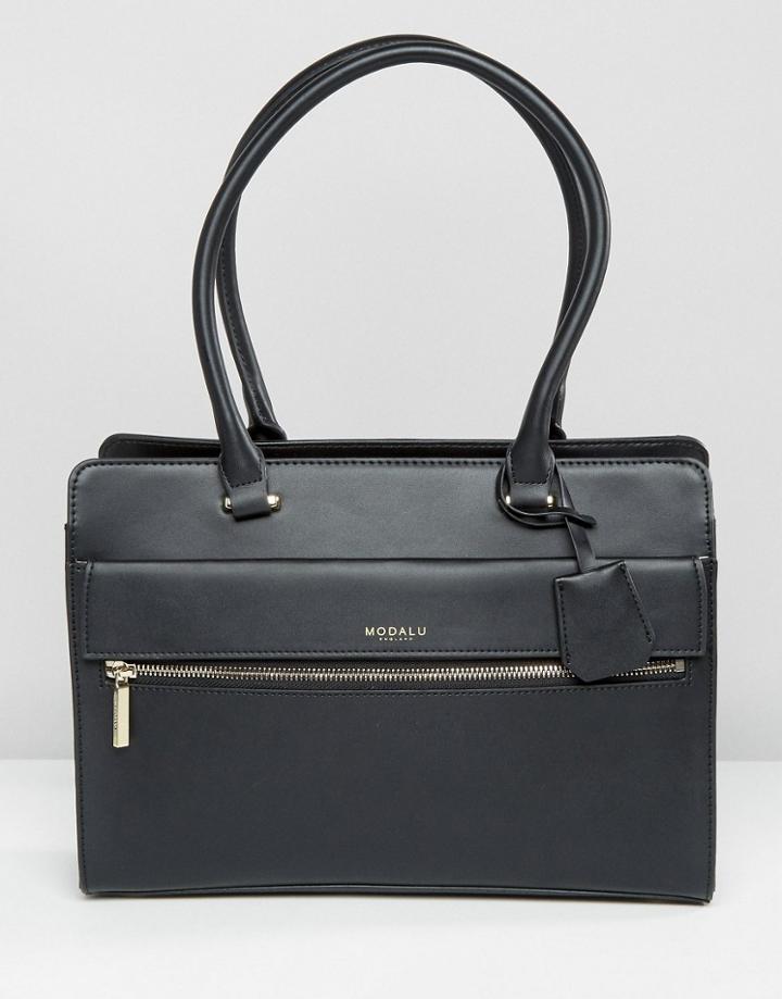 Modalu Erin Structured Tote - Black
