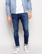 New Look Mid Blue Super Skinny Jeans - Blue