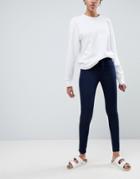 Waven Asa Mid Rise Skinny Jeans - Navy