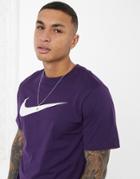 Nike Icon Swoosh T-shirt In Purple