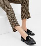 River Island Wide Fit Loafers With Tassels In Black - Black