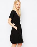 Eleven Paris Open Back Dress - Black