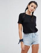 Asos Crop T-shirt - Black