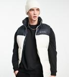 Columbia Puffect Vest In Beige/black - Exclusive To Asos