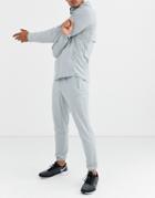 Asos 4505 Icon Running Woven Skinny Tapered Running Sweatpants-gray