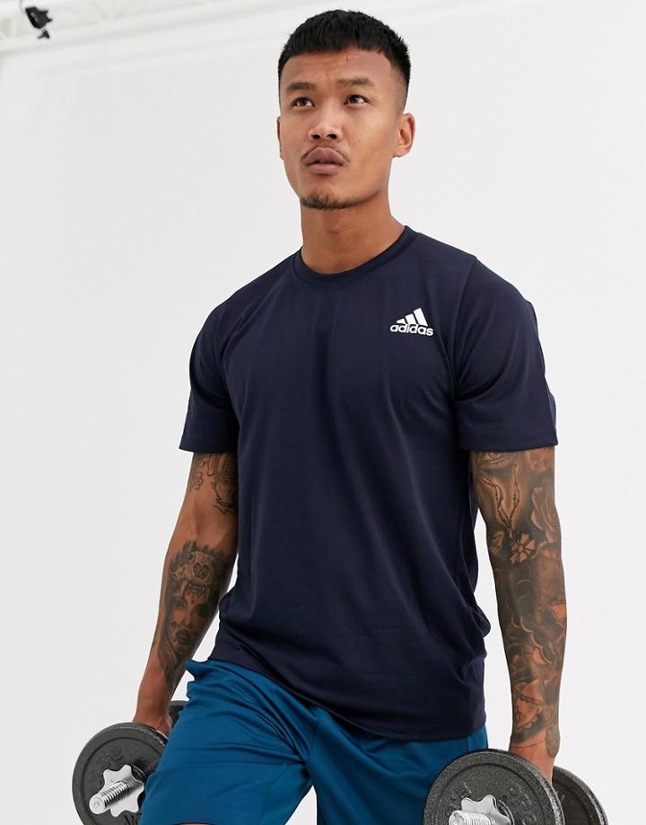 Adidas Training T-shirt In Navy