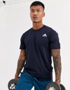 Adidas Training T-shirt In Navy