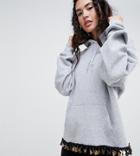 Rokoko Oversized Festival Hoodie With Coin And Tassel Trim - Gray