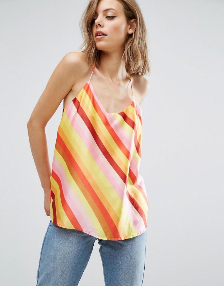 Traffic People Striped Cami Tank Top - Multi