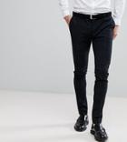 Heart & Dagger Super Skinny Suit Pants In Printed Wool Mix - Black