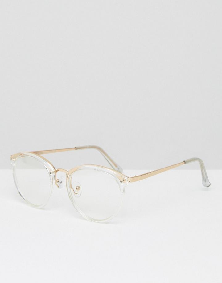 Aldo Merrani Clear Frame Glasses - Clear