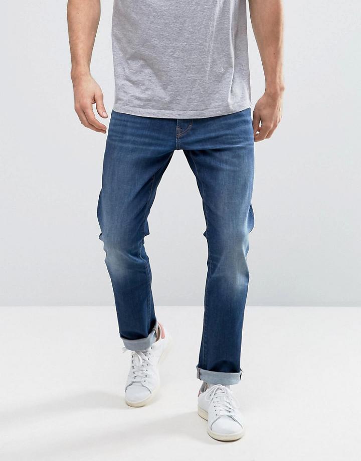 Esprit Slim Fit Jeans In Dark Wash - Blue