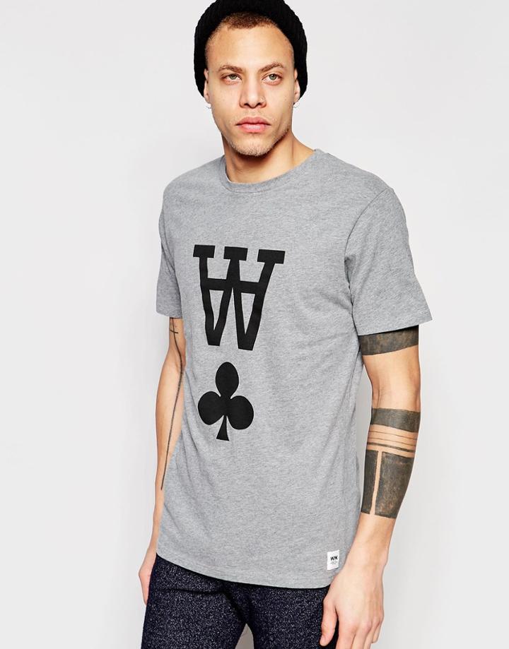 Wood Wood Aa T-shirt - Gray