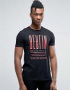 Asos T-shirt With Berlin Front Print - Black