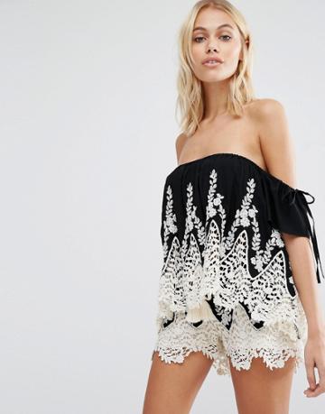 Surf Gypsy Embroidered Beach Top
