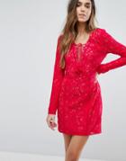The Jetset Diaries Zamira Mini Dress-red