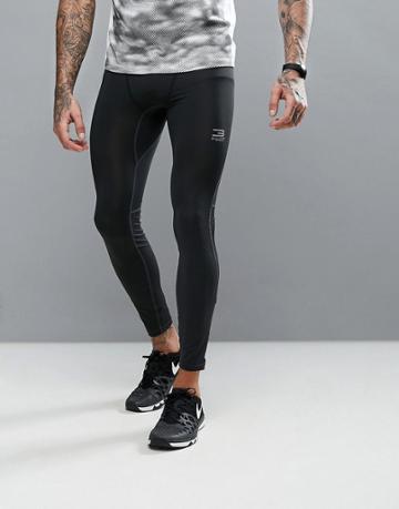 Jack & Jones Tech Running Leggings - Black