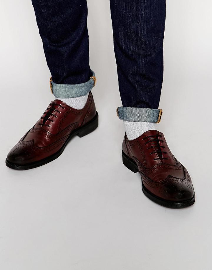 Lambretta Brogue Shoes - Brown