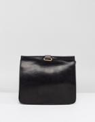 Urbancode Leather Wristlet Bag - Black