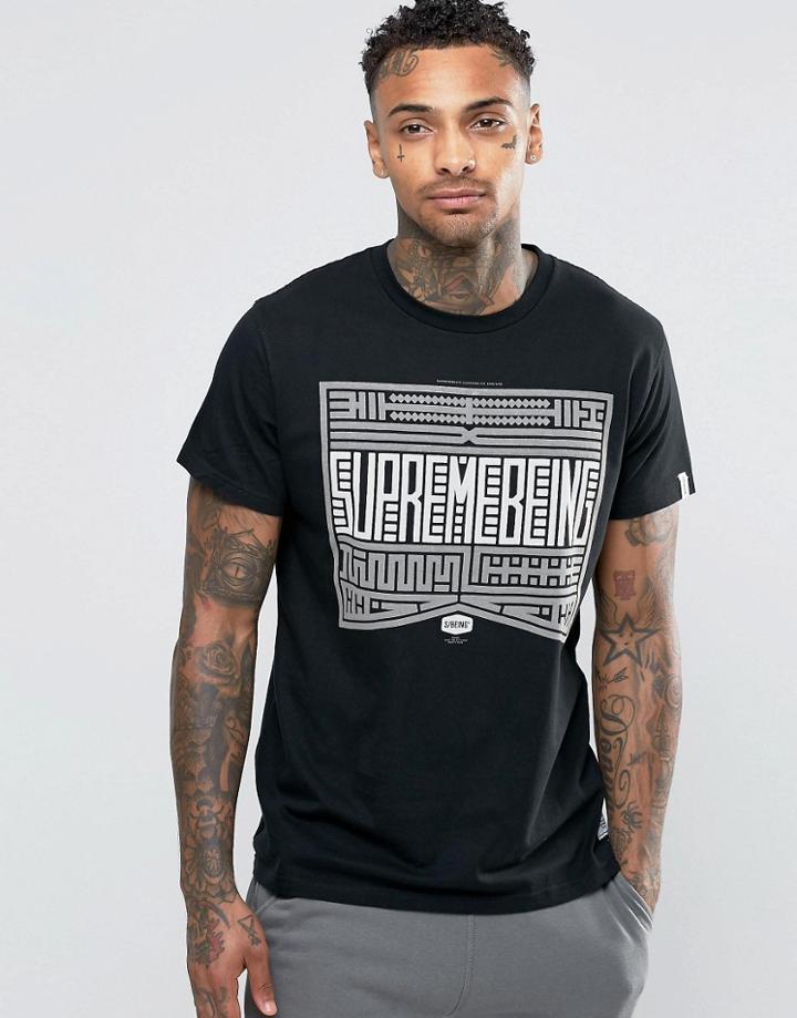 Supreme Being Mezo T-shirt - Black