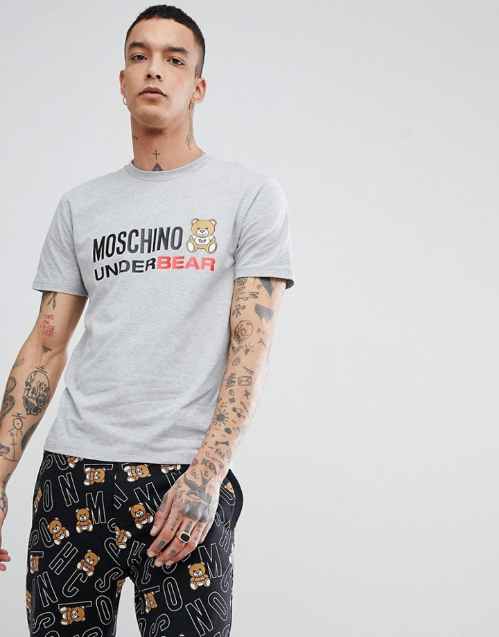 Moschino Lounge Underbear T-shirt - Black