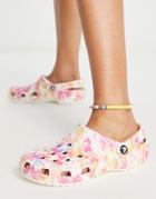 Crocs Classic Shoe In Zingy Tie Dye-multi
