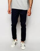 Asos Skinny Pants In Navy - Navy