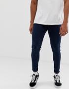 Cheap Monday Him Spray Super Skinny Jeans In Void Blue