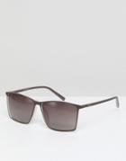 Jack & Jones Square Frame Sunglasses - White