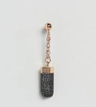 Reclaimed Vintage Inspired Single Drop Earring With Semi Precious Stone Exclusive To Asos - Gold
