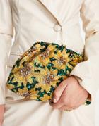 Accessorize Clutch Bag In Sunflower Sequin Design-multi