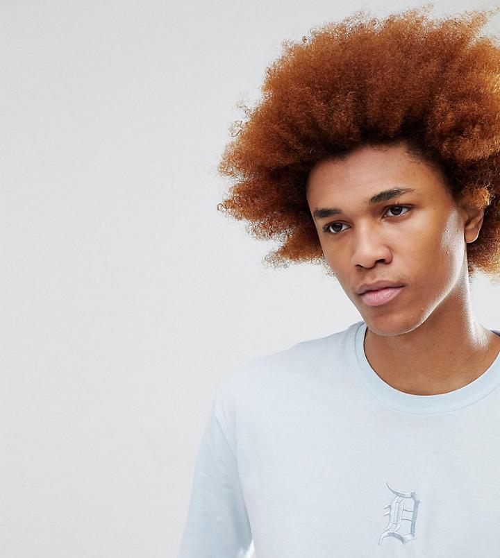 New Era Oversized Detroit Tigers T-shirt Exclusive To Asos In Blue - Blue