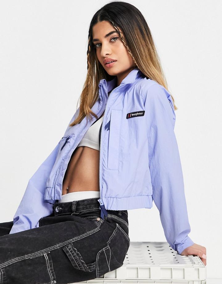 Berghaus Cropped Wind Jacket In Lilac-purple