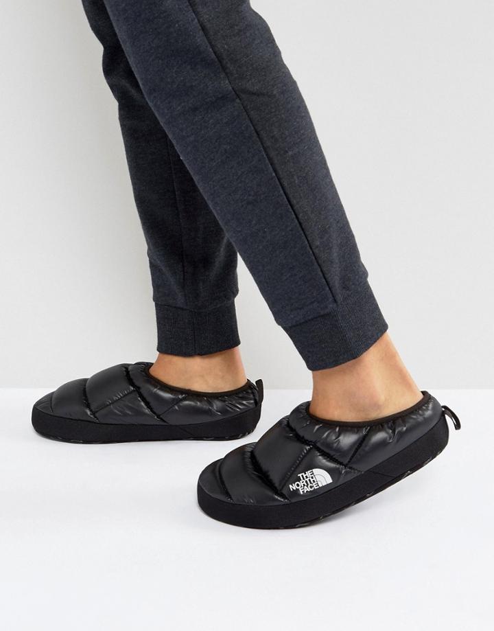 The North Face Tent Mule Iii Slipper In Shiny Black - Black